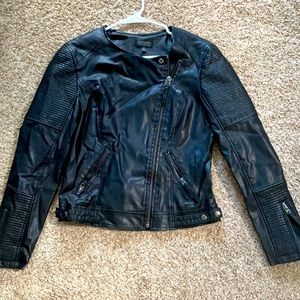 Black Top Shop Leather Jacket